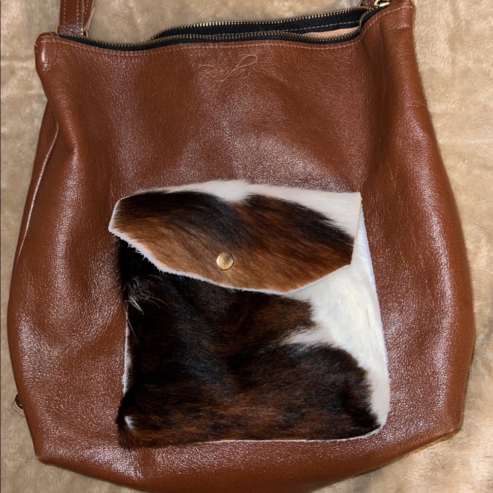 Leather/cowhide purse